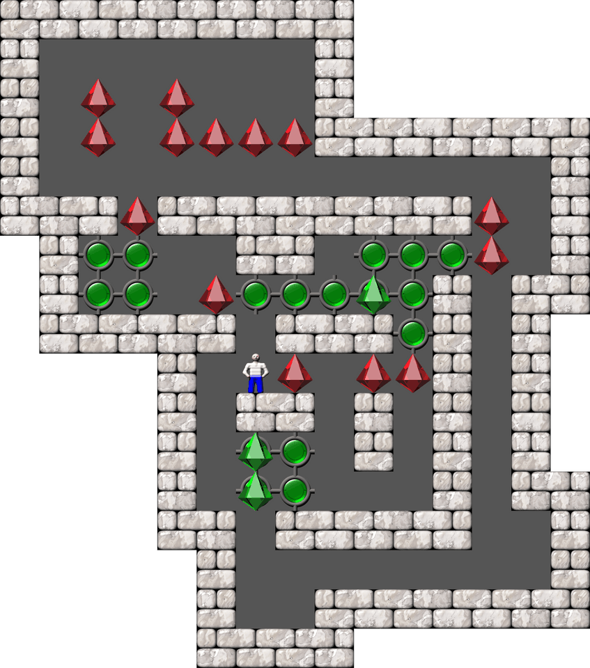 Sokoban Kevin B. Reilly Arranged level 19